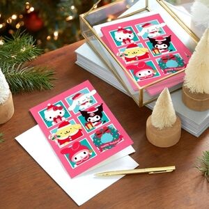 HALLMARK Sanrio Hello Kitty‎ & Friends Christmas Cards Box Of 18 - BRAND NEW